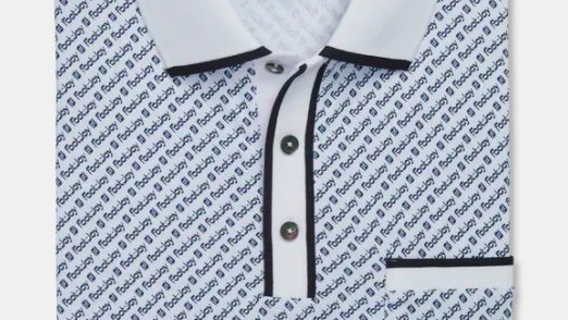 Pique FJ Print Polo